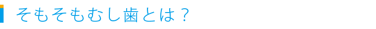 そもそもむし歯とは？